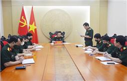 Ban chỉ đạo Phòng, chống dịch Covid-19 Bộ Quốc phòng họp triển khai nhiệm vụ